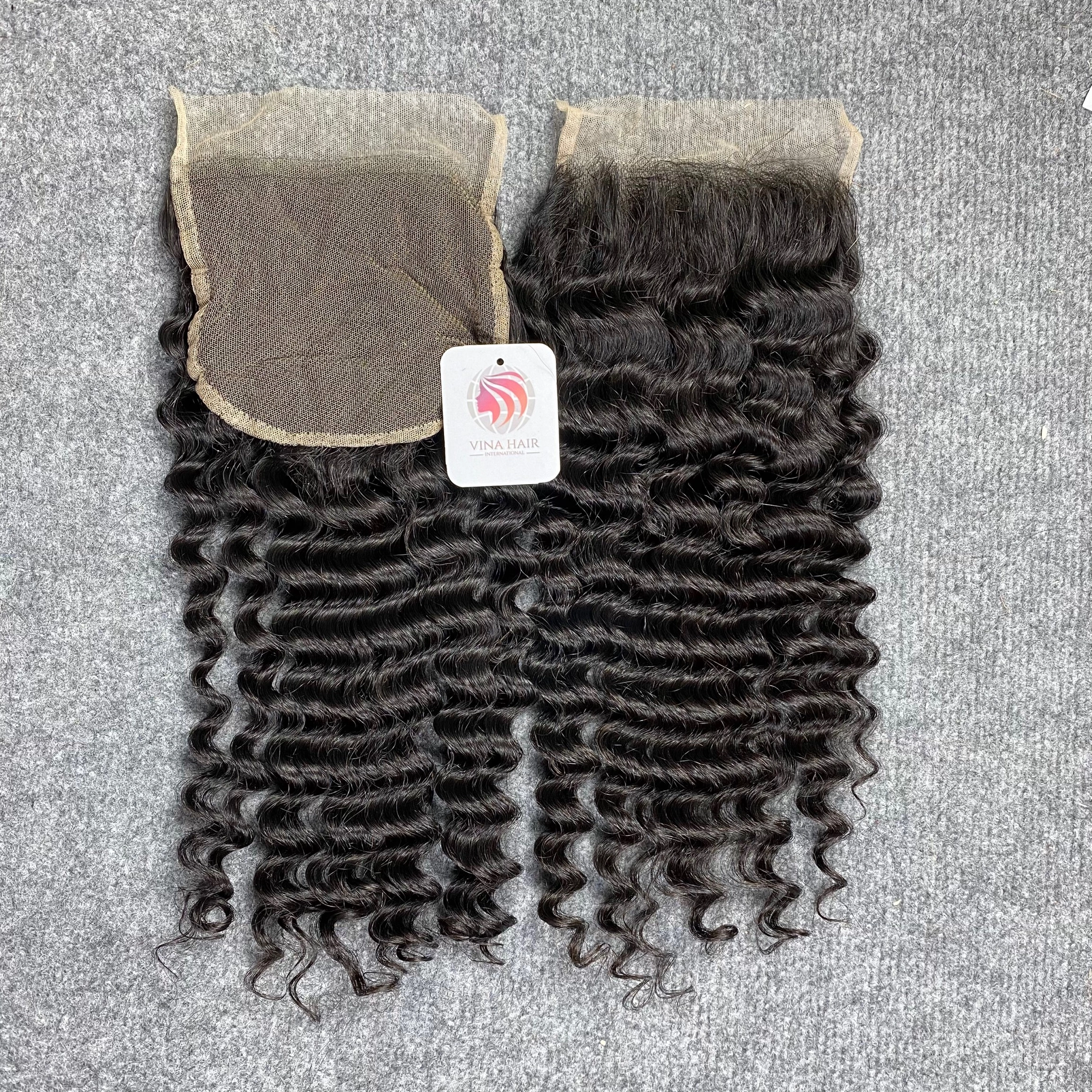 Closure 5×5 curly